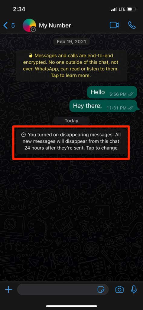 What Are Disappearing Messages on WhatsApp and How to Enable It image 3