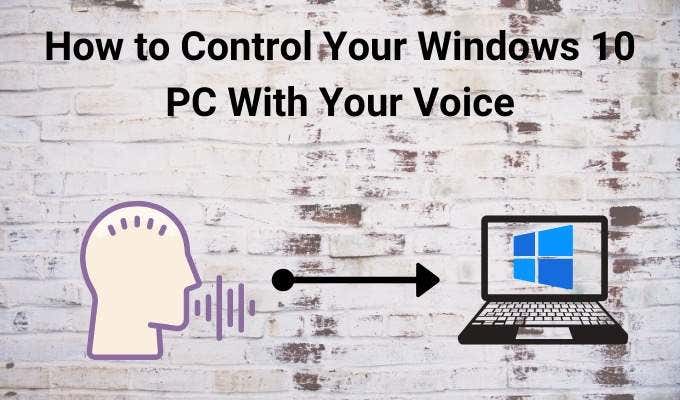 How To Control Your Windows 10 PC With Your Voice image 1