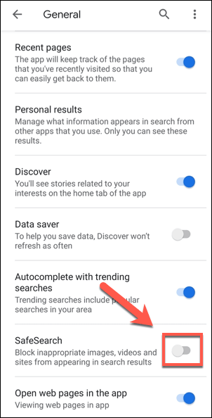 How to Turn Google SafeSearch Off image 14