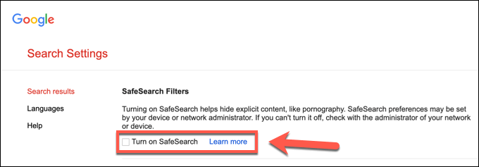 How to Turn Google SafeSearch Off image 4