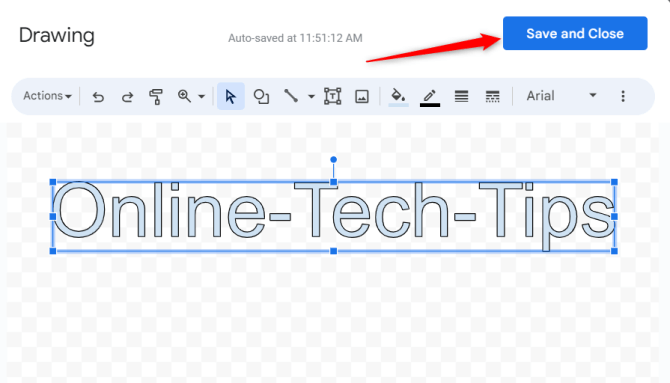 How to Insert Word Art in Google Docs image 5