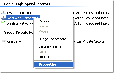 local area connection