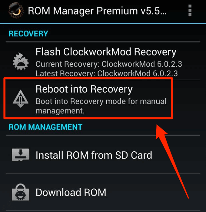How To Use ClockworkMod Recovery On Android image 10