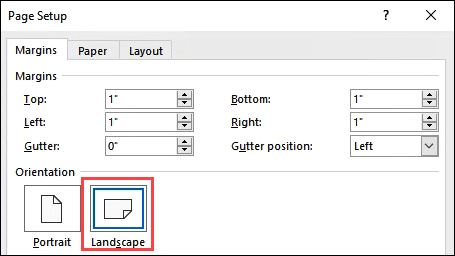 How To Make a One Page Landscape In Word image 8